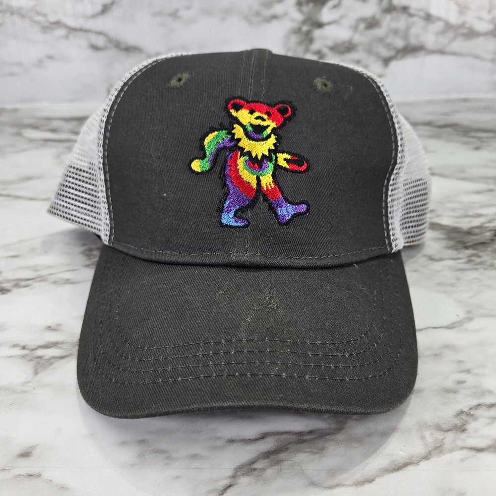 New Three In Grateful Dead Dancing Bear Baseball Hat